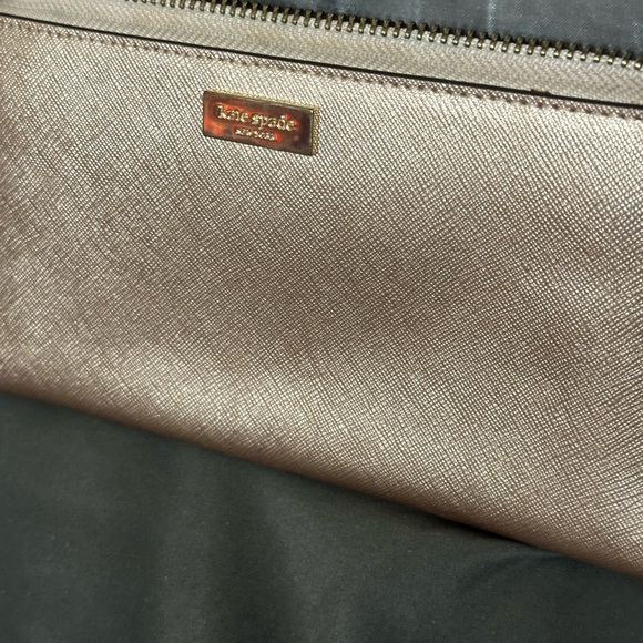 Kate Spade Metallic Pink Wallet - Picture 2 of 7